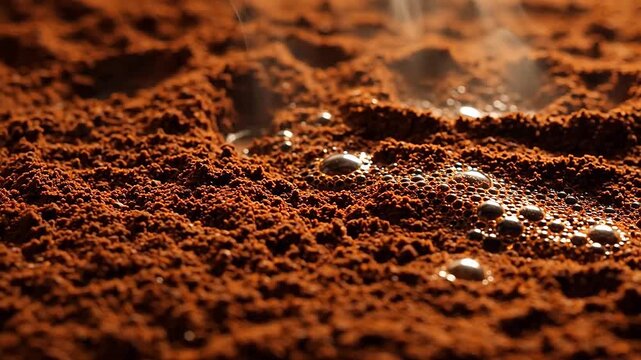 Coffee Bloom Bubbles Macro Artistry