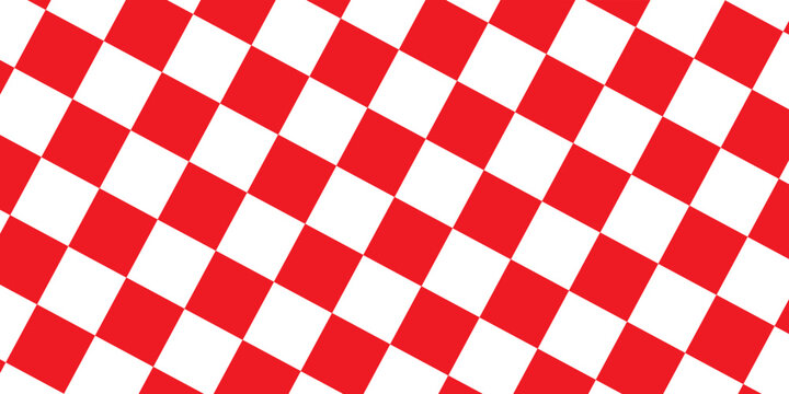 Red white tablecloth pattern lines. Gingham seamless pattern. Christmas backgroound. Strokes texture for textile shirt plaid, tablecloth, cloth, blanket, paper, makeup. Checkered print.