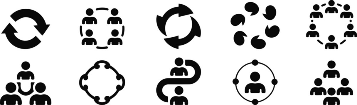 Representing teamwork collaboration and circular processes