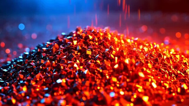Metallic Flow in a Fiery Forge