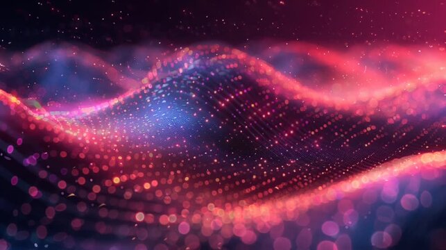 Advanced Innovation Motion Design With Abstract Virtual Connection Lines