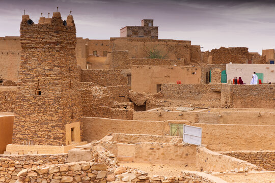 Detail of the Mauritanian city of Chinguetti