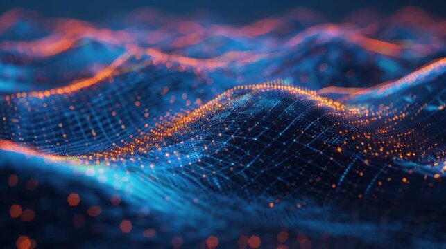 Advanced Cybernetic Motion Graphics With Futuristic Digital Energy Effects
