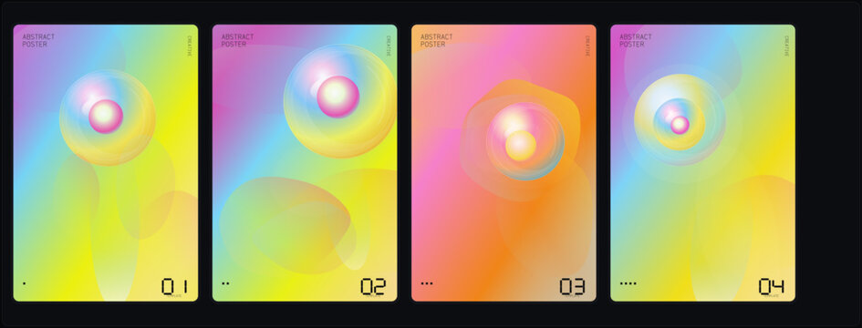 Vibrant heatmap visualizations displayed on multiple colorful screens side by side