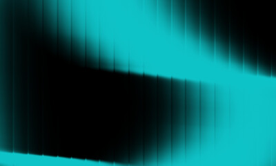 Obraz premium A vibrant abstract design with black and teal colors in a modern pattern