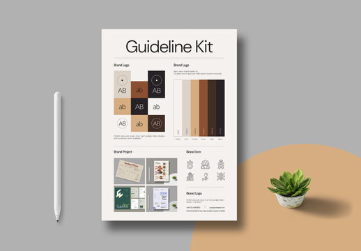 Guideline Kit Template Layout