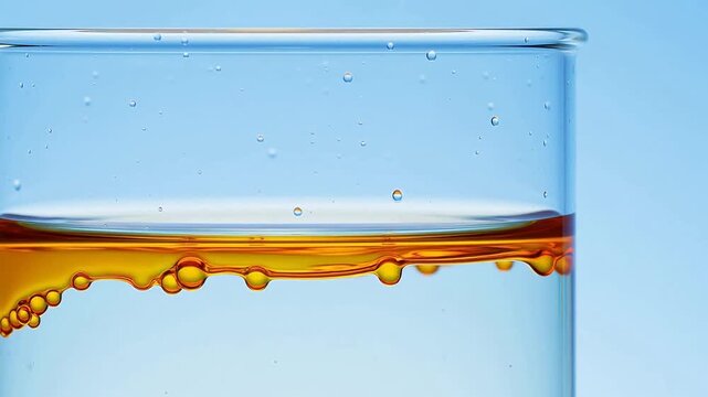 Molecules in Motion: Natural Gum Emulsifier at the Oil-Water Interface