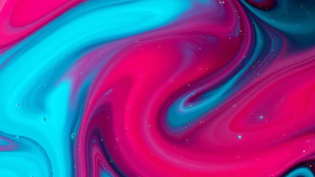 Liquid Glass: Merging Magenta and Cyan on a Nano Scale