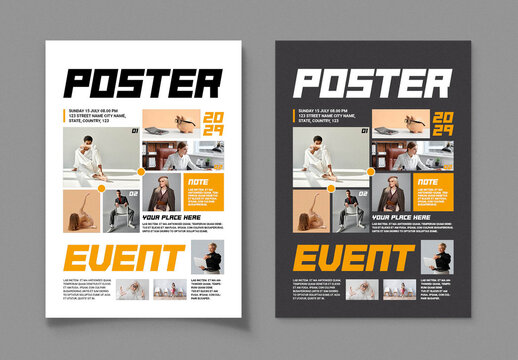 Clean Event Poster Layout