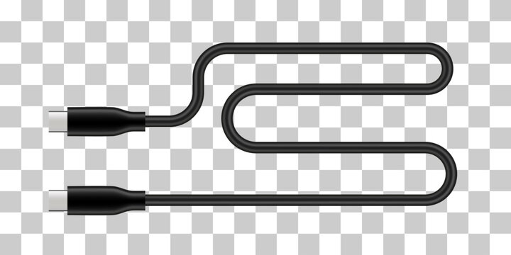 USB-Type C to USB-A cable for device connectivity and data transfer