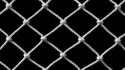 Fototapeta premium Seamless White Nylon Goal Net Mesh Texture Background