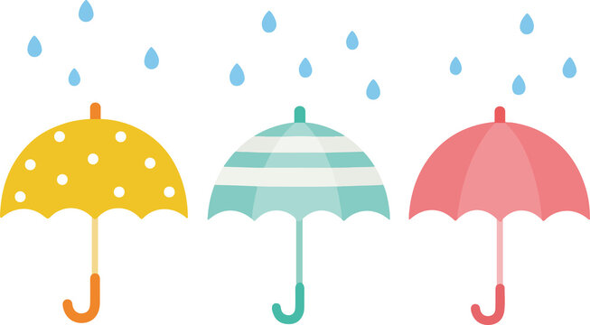 umbrella and rain