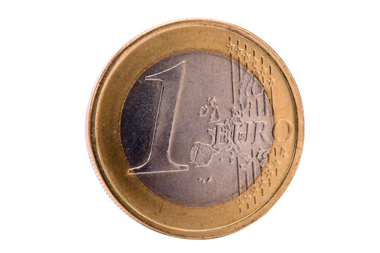  Eurom&uuml;nze isoliert &uuml;ber wei&szlig;em Hintergrund