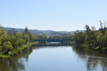 Fototapeta premium Bridge and river