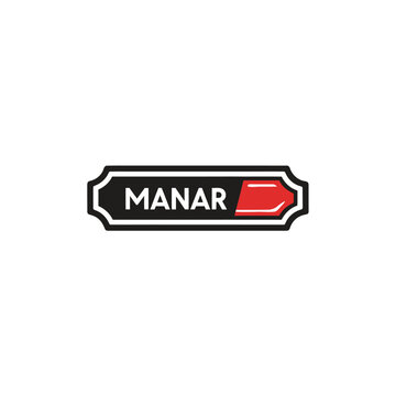 Manar company logo on white background.