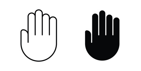 Fototapeta premium Stop icon