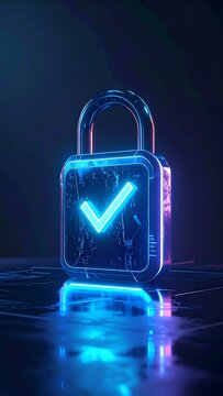 Neon Digital Lock Security
