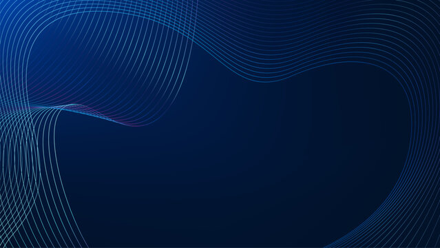 abstract technology background large wave-style data lines arranged in flowing layers, representing big data flow, digital communication, information transmission, network connectivity, technology
