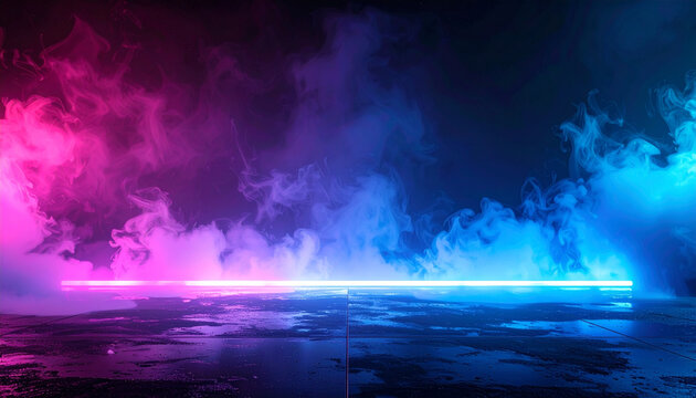 fum&eacute;e et lumi&egrave;re abstraites et color&eacute;es