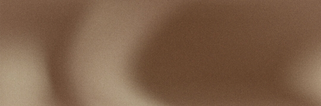 Dark brown gradient mesh bg with noise as a seamless pattern. Soft mocha mousse color abstract vector illustration with watercolor effect and texture.