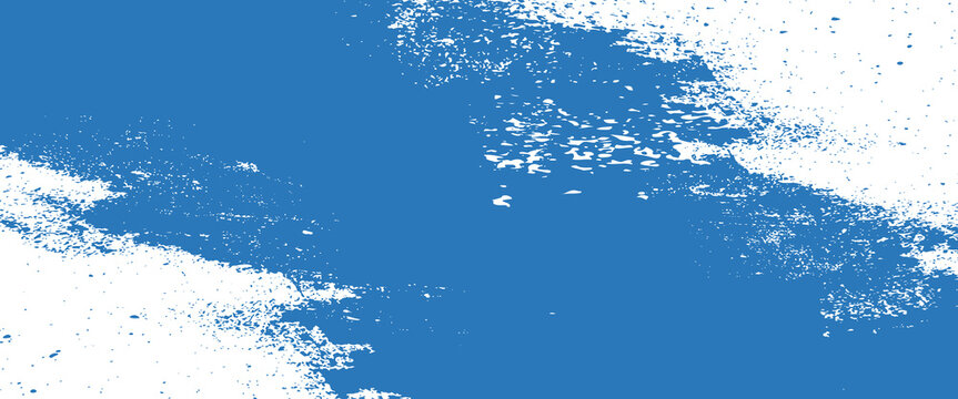 Biru halftone titik pola grunge tekstur latar belakang. Pop art, komik, dan ilustrasi vektor gaya olahraga. Vektor titik grunge