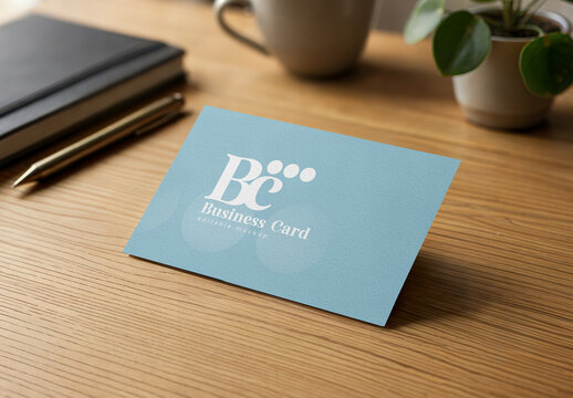 Business Card Mockup Design for Creative Agency and Brand Portfolio