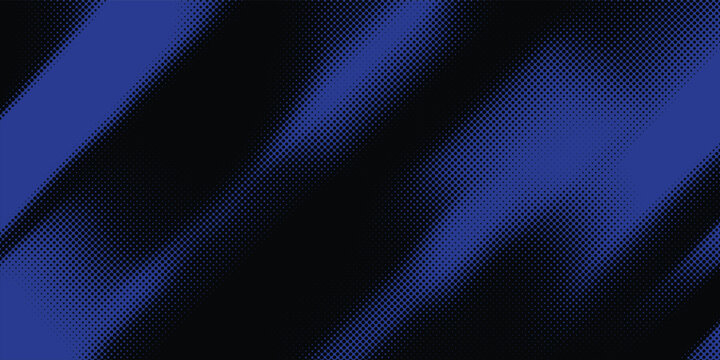 Minimalist retro pop art pop canvas with bold indigo halftone circular modules vector art