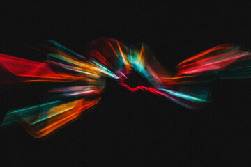 Fototapeta premium Colorful Radial Blur Abstract Texture