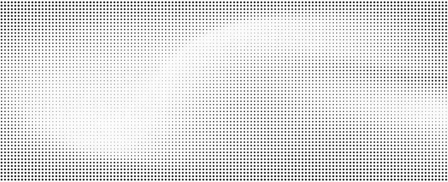 Abstract halftone wave dotted background. Futuristic twisted grunge pattern, dot, circles. Vector modern optical pop art texture for posters, business cards, cover, labels mock-up, stickers layout