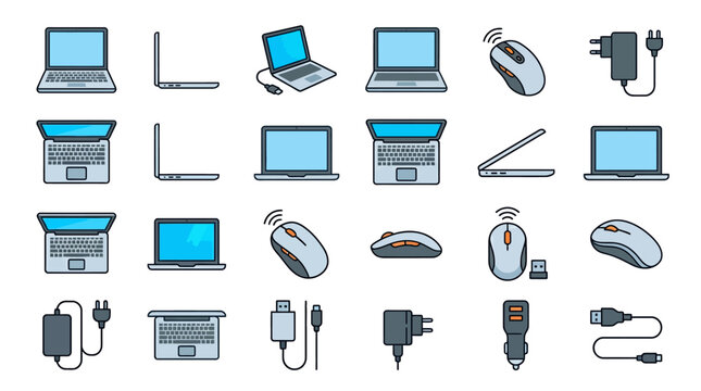 Collection of computer devices.