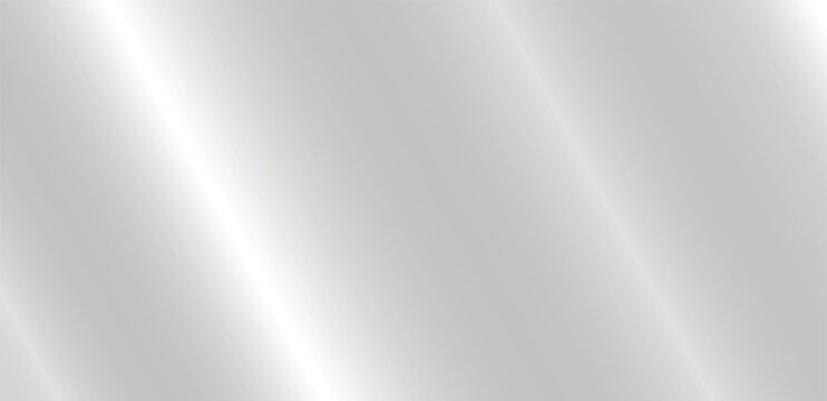 Abstract silver gradient background with diagonal light streaks