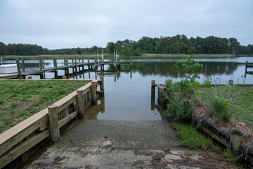 Fototapeta premium drydock into water