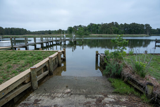 drydock into water