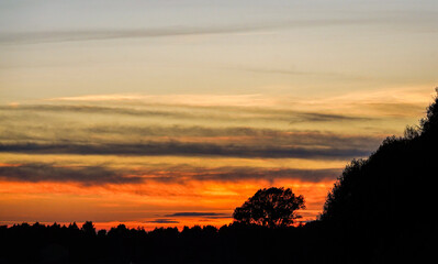 sunset in the mountains © Karol