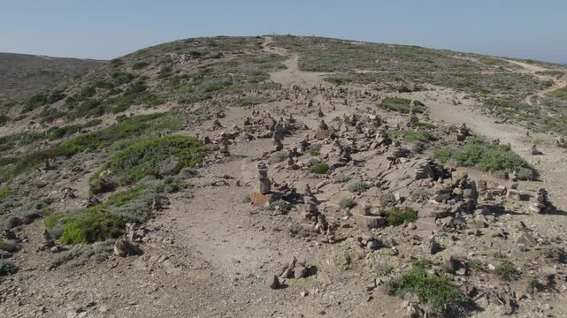 pile de pierres en Gr&egrave;ce