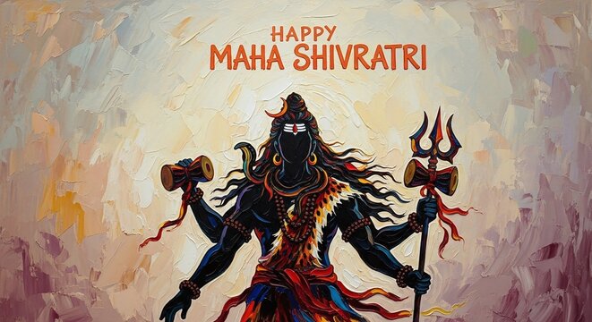 Maha Shivratri Lord Shiva Hindu Festival.