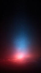 Fototapeta premium Cosmic dawn with vibrant colors. mobile wallpaper