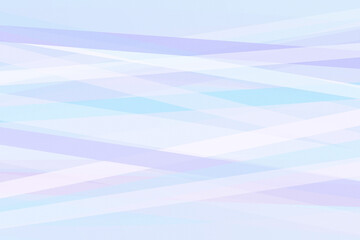 Naklejka premium Cool pastel geometric waves spread across tranquil blue tones, delivering a clean airy background for presentations, UI design, and modern website headers.