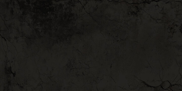 Dark gray cracked concrete texture background with black tones and subtle marbling effect for design and decoration