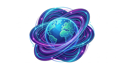 Abstract representation of global network connections and technology. © Sumbul