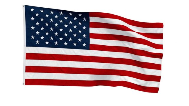 Waving american flags outdoor celebration photo collection patriotic setting close-up perspective symbol of freedom and unity