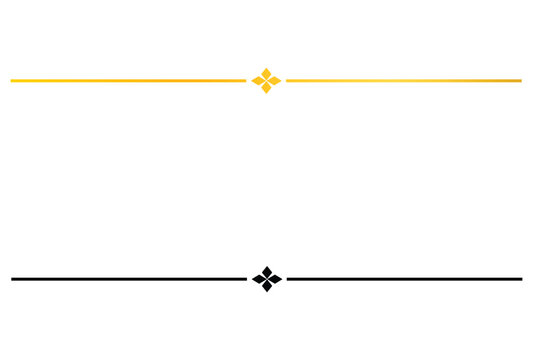 Luxury decorative text separator &ndash; Elegant ornamental divider with clean linear styling and geometric decorative centerpiece, creating a timeless luxury accent for print and digital design projects
