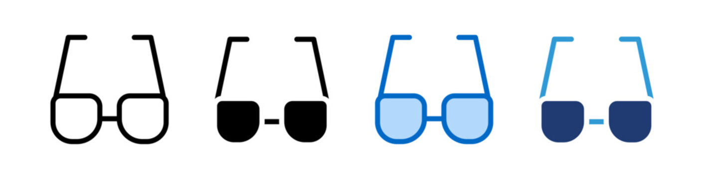 Glassesicon Collection With Multiple Styles