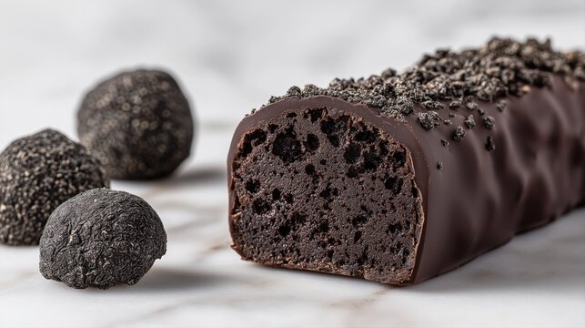 Gourmet Dark Chocolate Bar with Lion's Mane Mushroom and Truffles