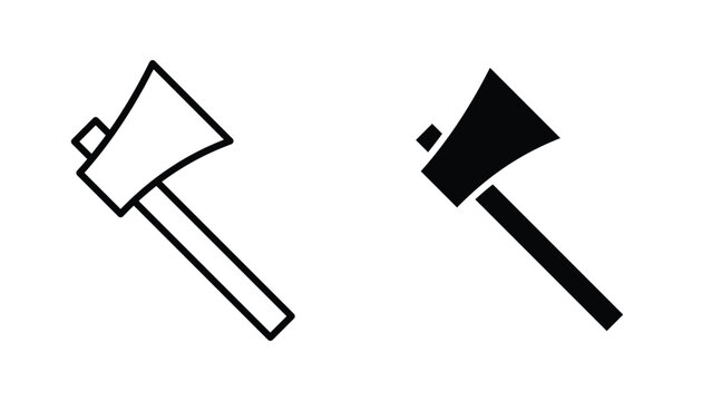 Axe vecor icon set. Stock vector illustrator. EPS 10