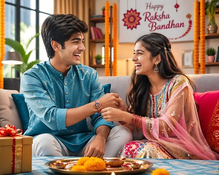 Raksha Bandhan Rakhi Festival in Madhya Pradesh &ndash; Sacred Sibling Bond and Shravan Purnima Celebration