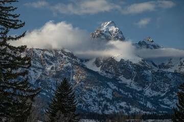 Grand Teton in the evening  Grand Teton NP  Wyoming © Tom