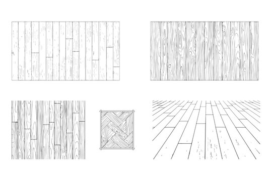 Minimal Architectural Wood Floor Hatch Texture Vector &ndash; Seamless Trace Pattern Background Design