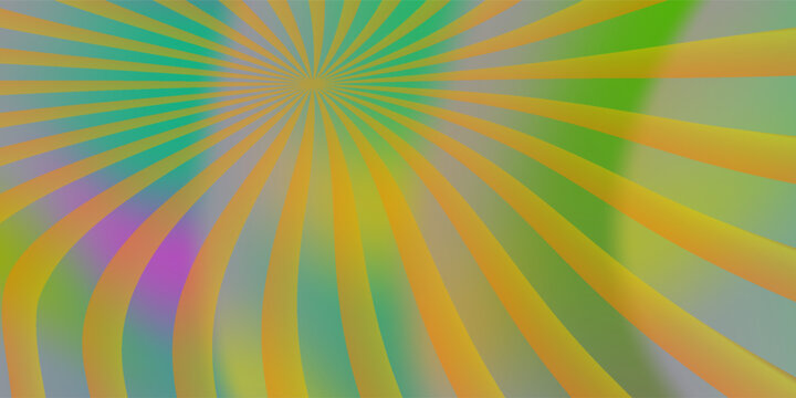 Colorful gradient retro background.  Multicolored disco background