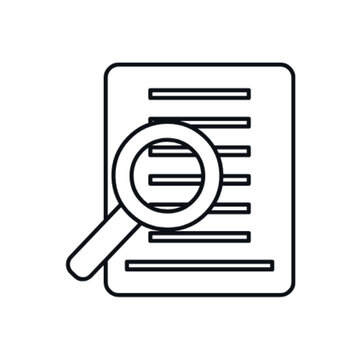vector magnifying glass icon